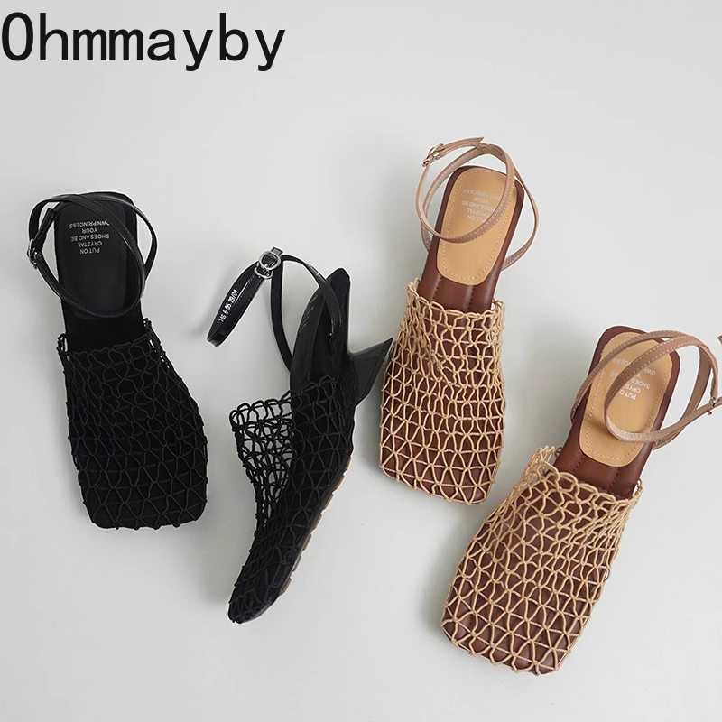 Summer Clothing Sale Women - 디자이너 명품 속이 빈 여성 샌들