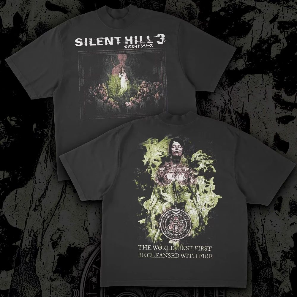 Summer Hill Clothing - 클래식 게임 Silent Hill 4 Tee
