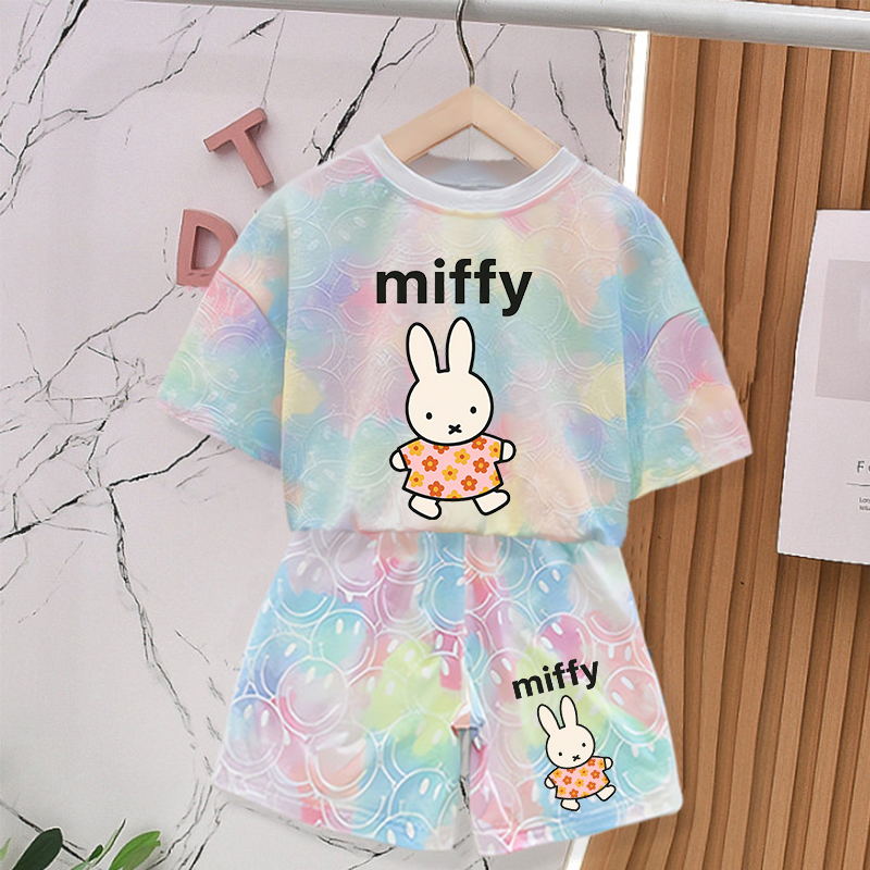 Summer Clothing For Babies - 미피스 토끼 여름 의류 세트 아기