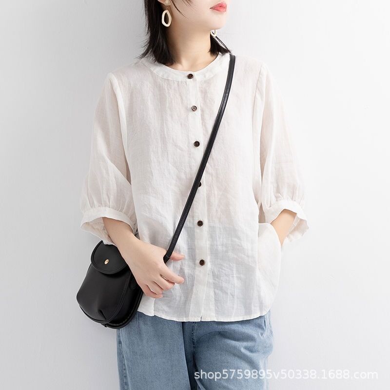 플러스 사이즈 여성용 솔리드 컬러 편안한 블라우스 루즈 - Summer Clothing Office 리뷰 및 가격