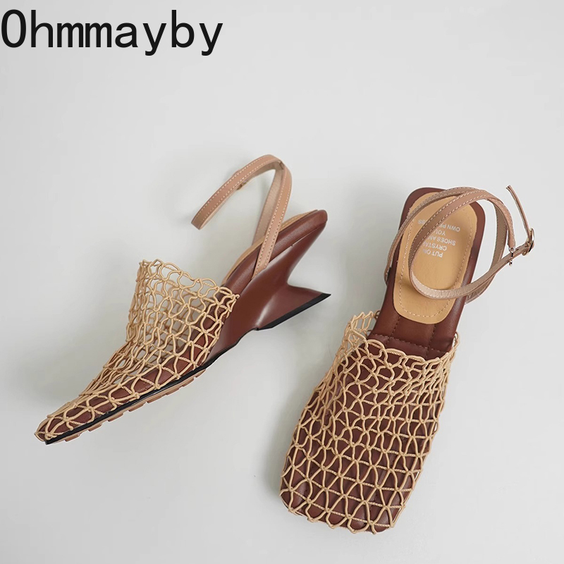 디자이너 명품 속이 빈 여성 샌들 간결한 파티 드레스  - Summer Clothing Sale Women 리뷰 및 가격