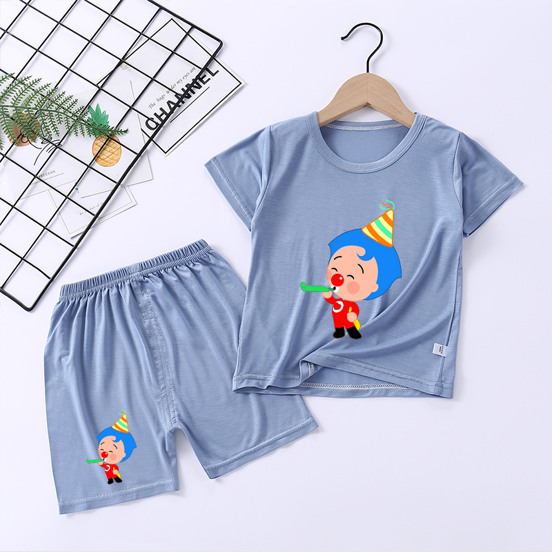 Plims Clown 어린이 잠옷 홈 의류 세트 어린이 - Summer Days Clothing 리뷰 및 가격