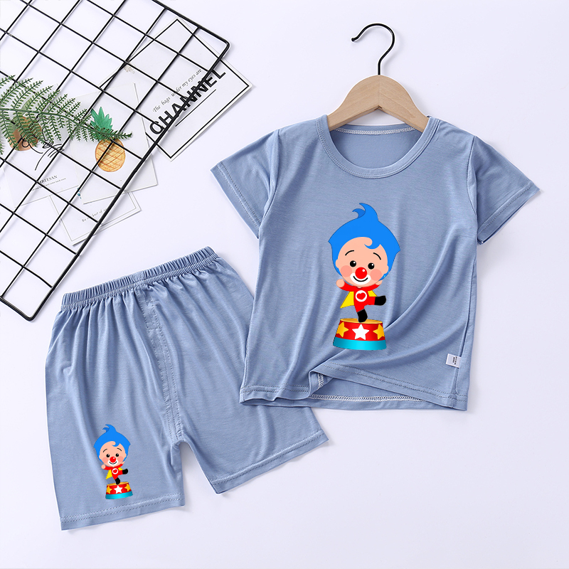 Plims Clown 어린이 잠옷 홈 의류 세트 어린이 - Summer Days Clothing 리뷰 및 가격