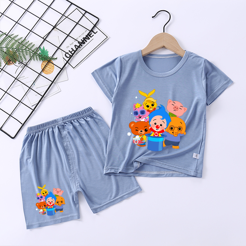 Plims Clown 어린이 잠옷 홈 의류 세트 어린이 - Summer Days Clothing 리뷰 및 가격
