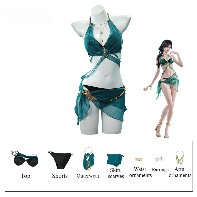 게임 블레이드포인트 나라카 카나안 코스프레 의상 여성용 - Summer Days Clothing 리뷰 및 가격
