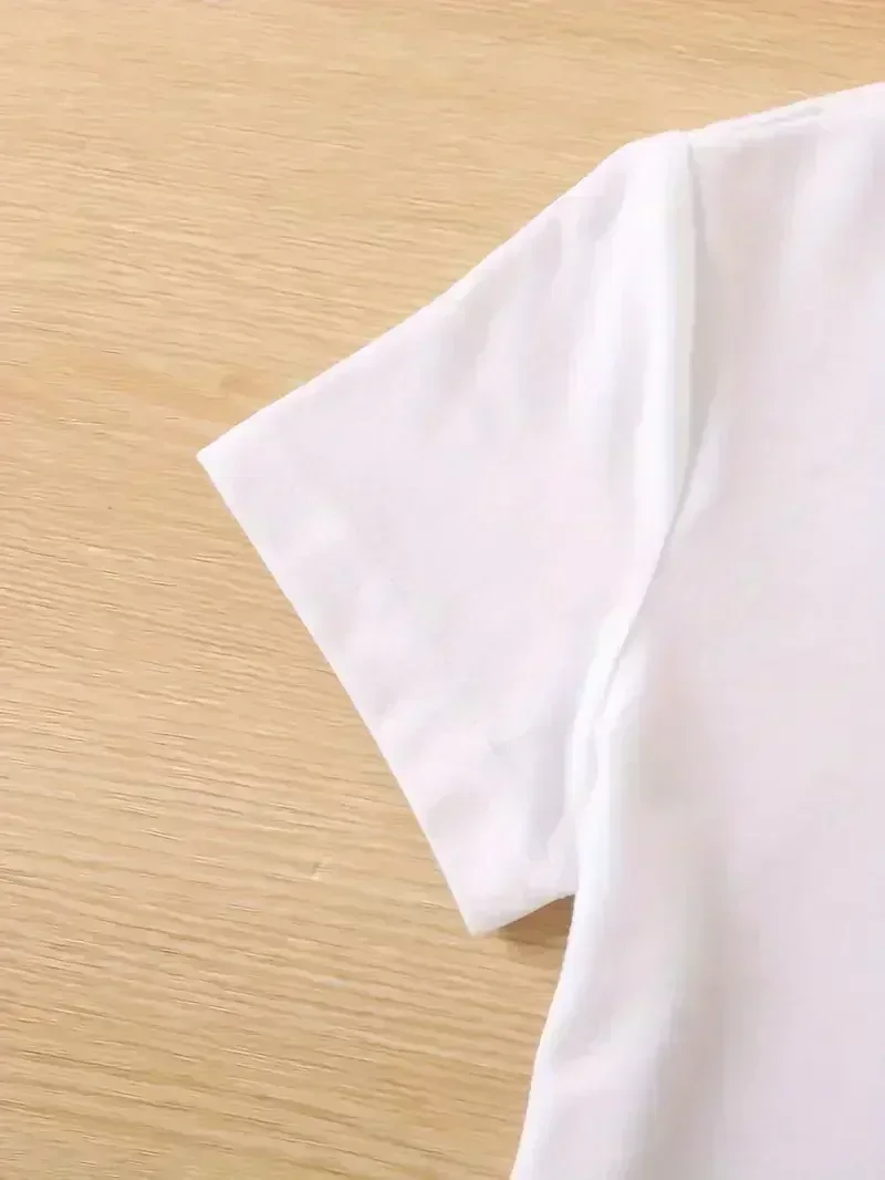 패션 Bonjour Paris 텍스트 인쇄 짧은 소매  - Summer Clothing In Paris 리뷰 및 가격