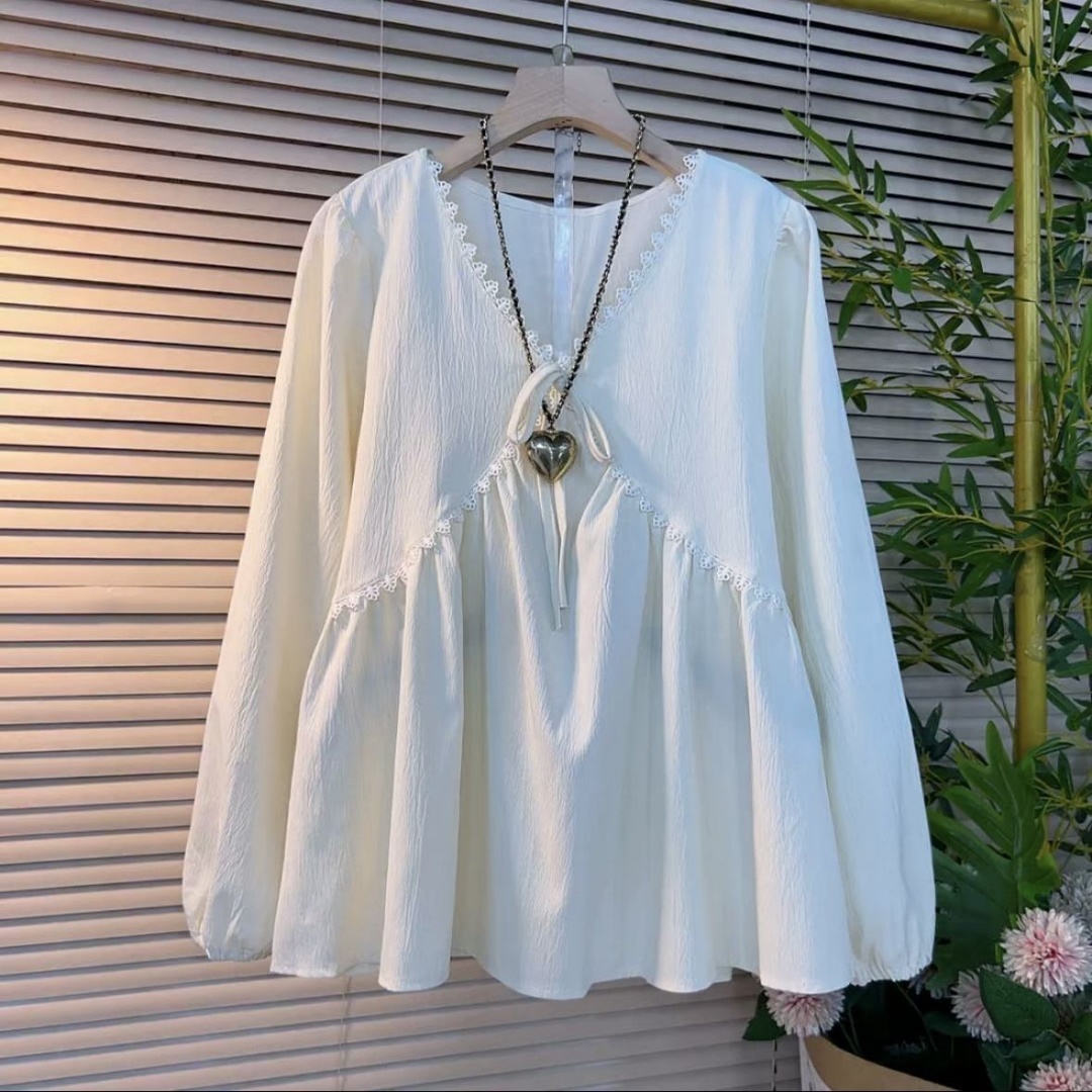 플러스 사이즈 여성 의류 봄 가을 신상 V넥 긴팔 셔츠 - Summer Clothing Office 리뷰 및 가격