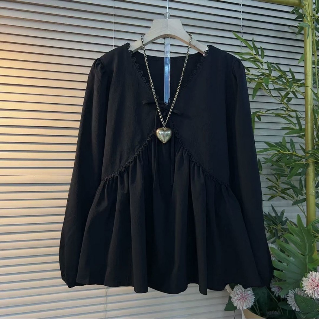 플러스 사이즈 여성 의류 봄 가을 신상 V넥 긴팔 셔츠 - Summer Clothing Office 리뷰 및 가격
