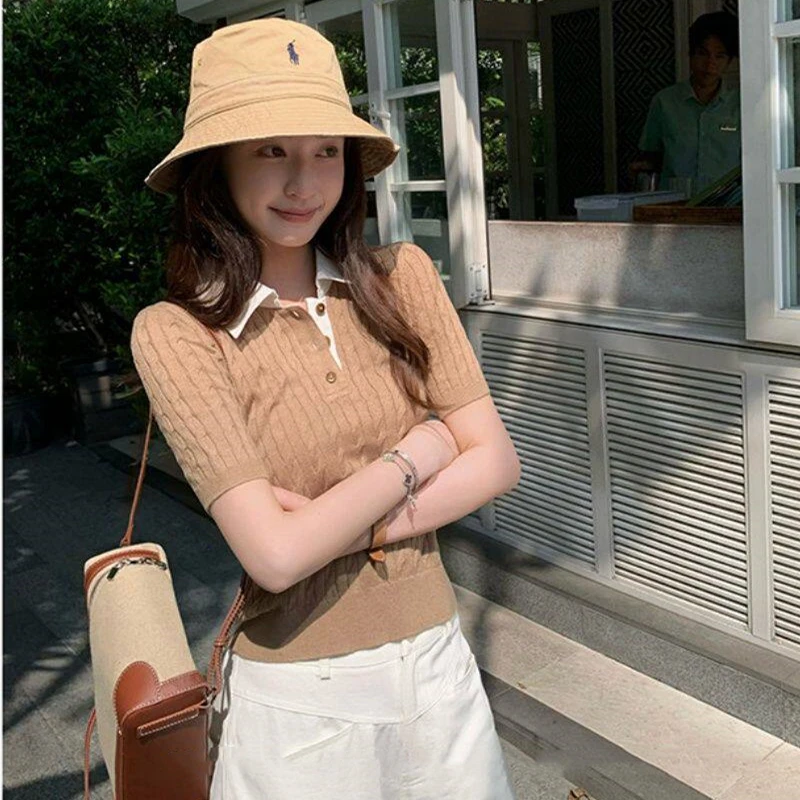 여성 의류 니트 스웨터 여성 풀오버 새로운 여름 짧은  - Summer Days Clothing 리뷰 및 가격
