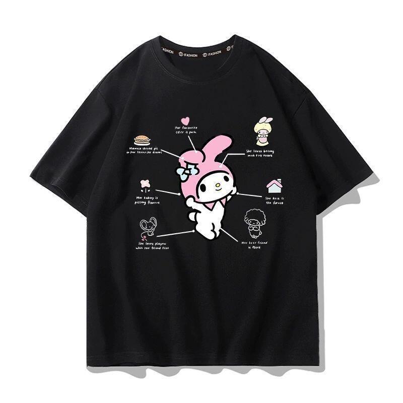 Sanrio 반팔 티셔츠, Pompom Purins 소 - Summer Clothes 리뷰 및 가격