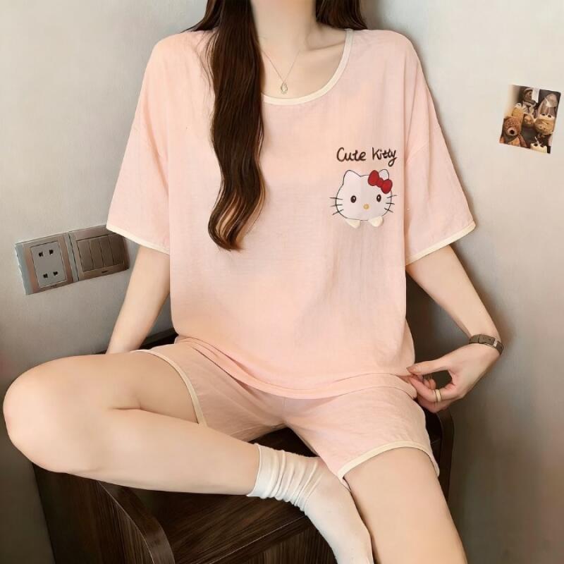 Pochacco 여름 새로운 반팔 반바지 두 잠옷 여성 - Summer Clothes 리뷰 및 가격