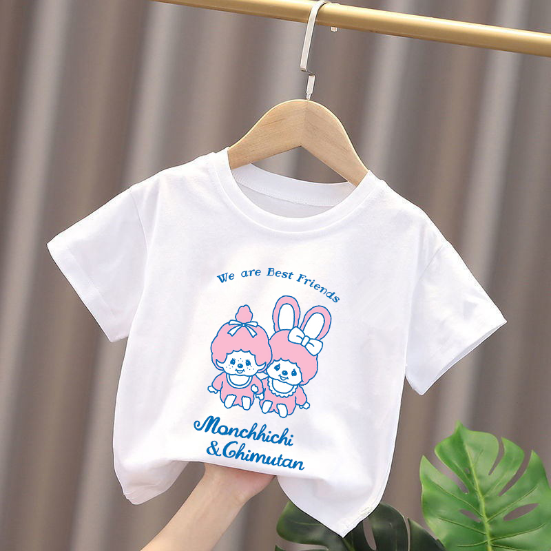 Monchhichi 키즈 티셔츠 애니메이션 피규어 소년 - Summer Clothing For Babies 리뷰 및 가격
