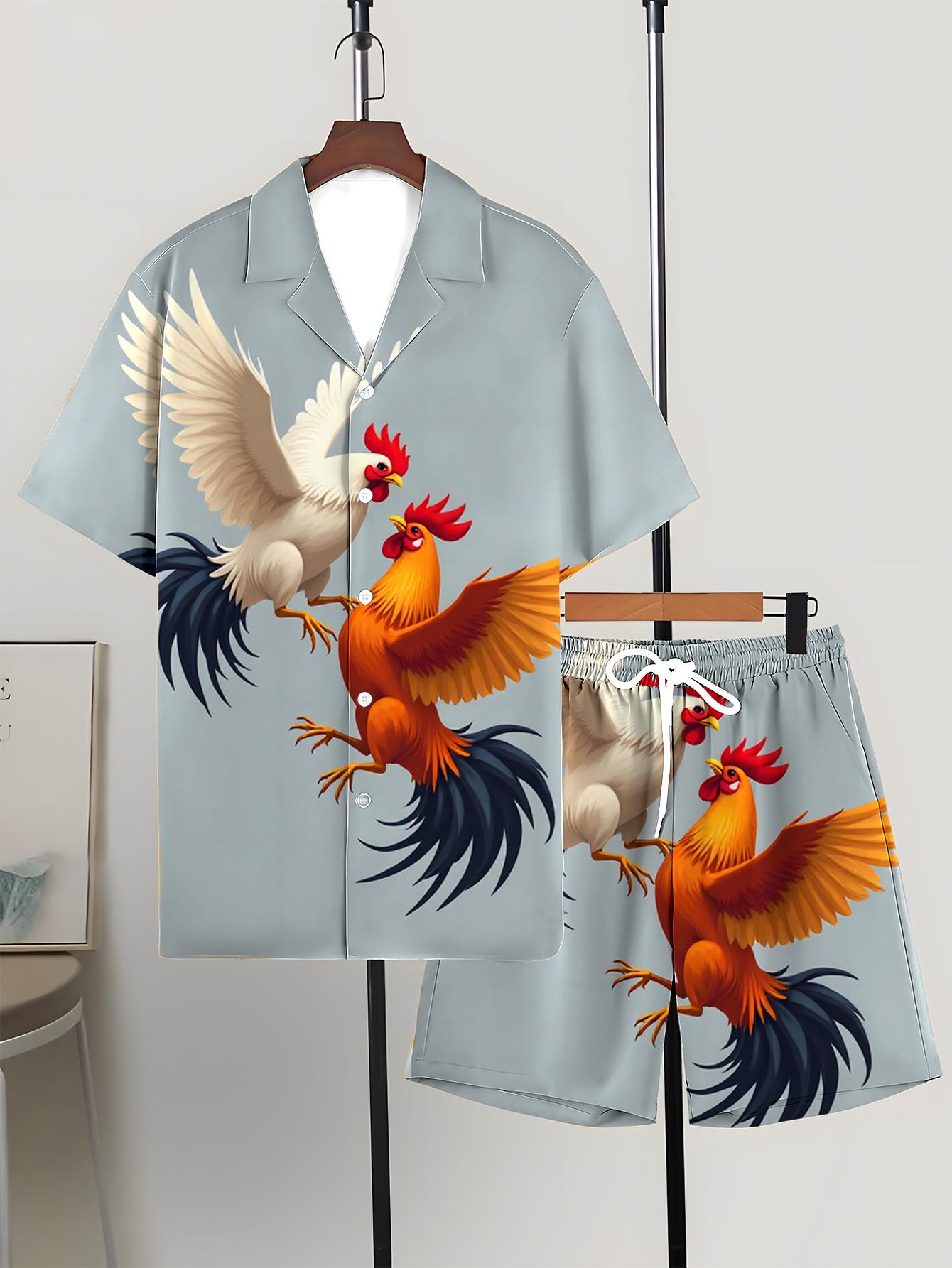 남성 셔츠 세트 2026 봄/여름 3D 프린팅 남성 스 - Summer Clothing Usa 리뷰 및 가격