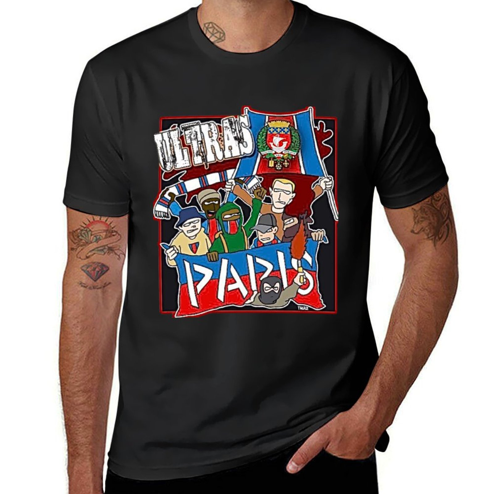 Ultras Paris 남성용 티셔츠, 심미적 의류,  - Summer Clothing In Paris 리뷰 및 가격