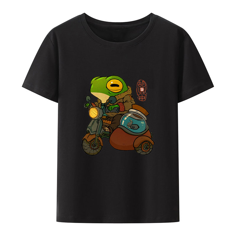 Funny Relajao Frog Meme 에센셜 프린 - Summer Clothing Essentials Women 리뷰 및 가격