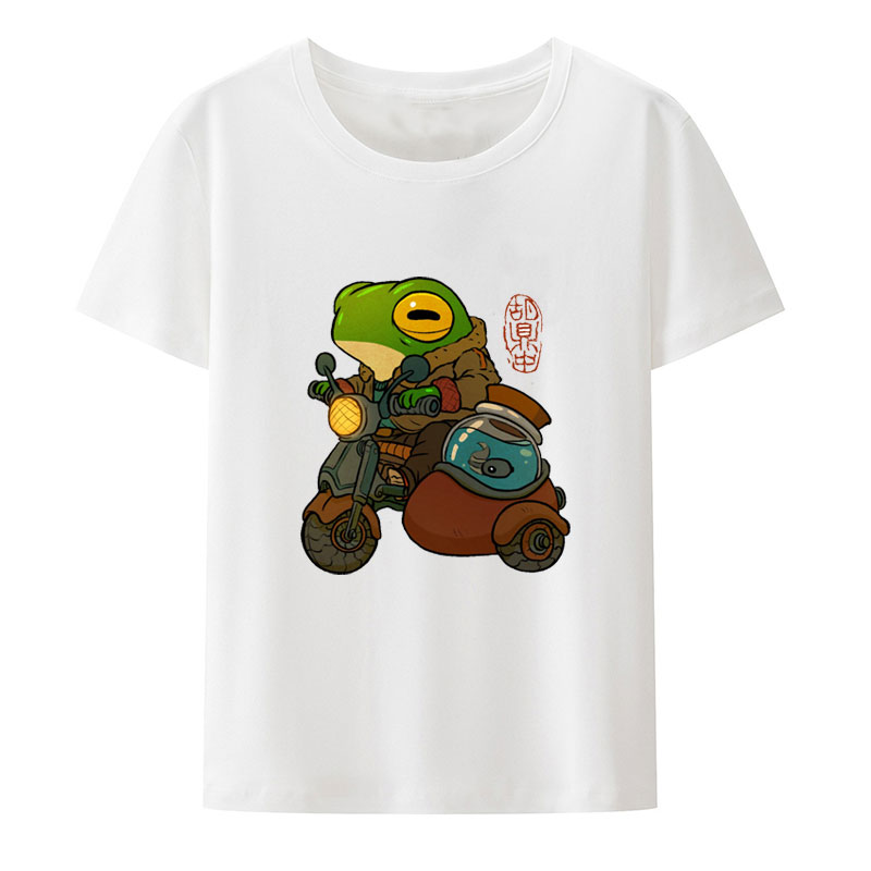 Funny Relajao Frog Meme 에센셜 프린 - Summer Clothing Essentials Women 리뷰 및 가격