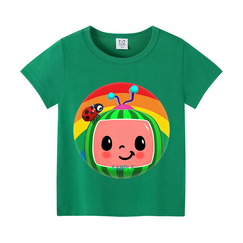 Cocomelons 베이비 티셔츠 애니메이션 코튼 반팔 - Summer Clothing For Babies 리뷰 및 가격