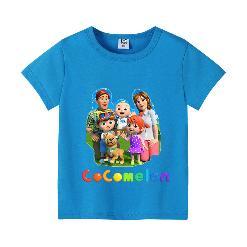 Cocomelons 베이비 티셔츠 애니메이션 코튼 반팔 - Summer Clothing For Babies 리뷰 및 가격