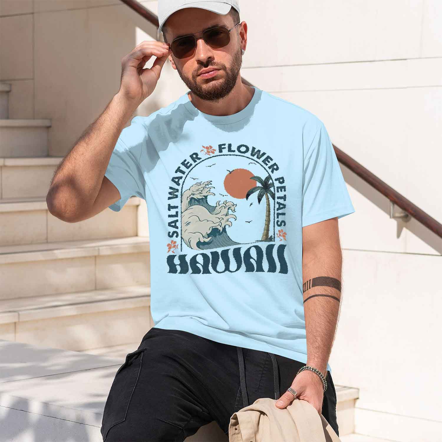 하와이 Bea 티셔츠 Bea 티셔츠 남성 여성 여름 분 - Summer Vibes Clothing Men 리뷰 및 가격